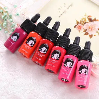 

1PC 6 Colors Women Makeup Waterproof Lip Gloss Tint Dyeing Liquid Lipgloss Blusher Long Lasting Makeup Cosmetics
