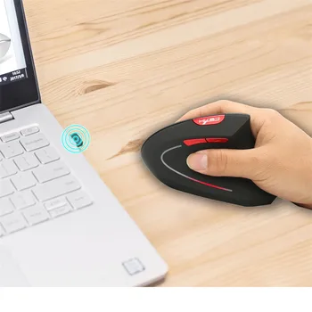 

EPULA 2020 Fashion Wireless Mouse 2.4GHz Game Ergonomic Design Vertical Mouse 2400DPI USB Mice wireless mouse for laptop