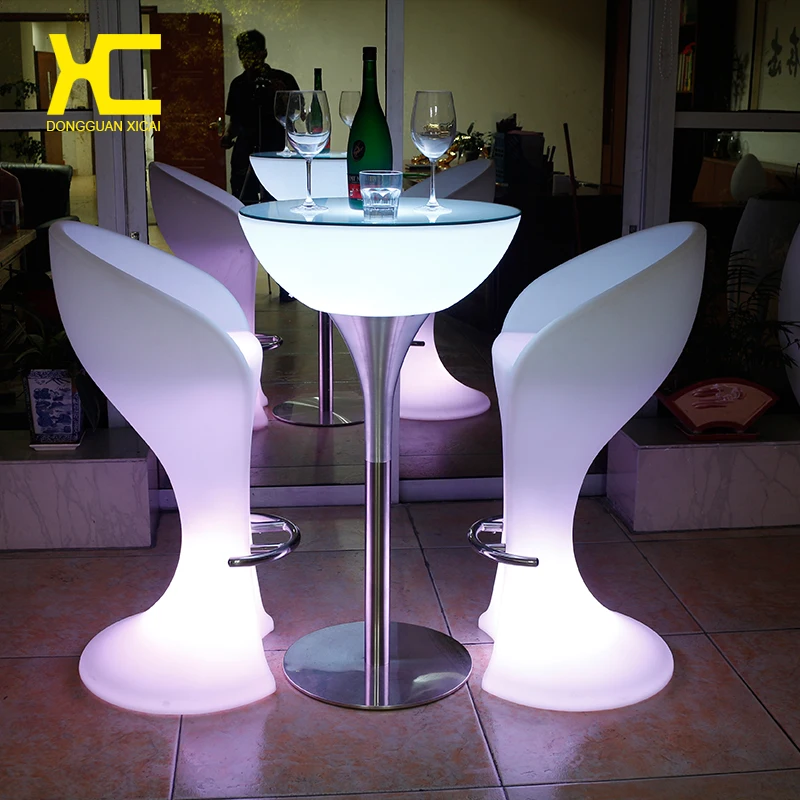 Online Get Cheap Table Bar Stools -Aliexpress.com Alibaba Group Led Luminous Bar Stool Cocktail Table Color Changing Wine Drinking Desk Furniture Set For Club Ceremony Anniversary Party - Online Get Cheap Table Bar Stools -Aliexpress.com Alibaba Group