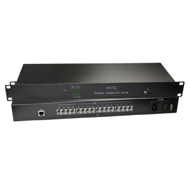 16Ch telephone to fiber optic converter PCM Voice over Fiber Optic fxs/fxo to fiber optic converter 1ch 100M Ethernet