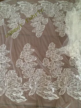 

Wholesale S632 African French Net Lace Fabric 5y High Quality African Tulle Lace Fabric