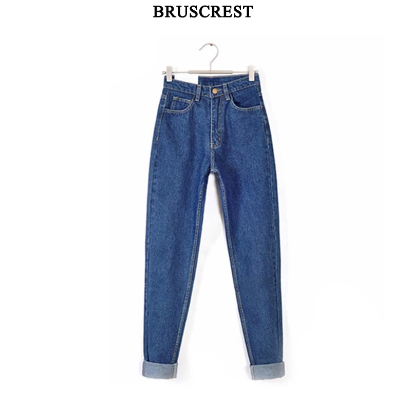 2019 Vintage Black Boyfriend Jeans For Women High Waist Denim Jeans Vintage Slim Mom Pencil Jeans Woman Denim Pants