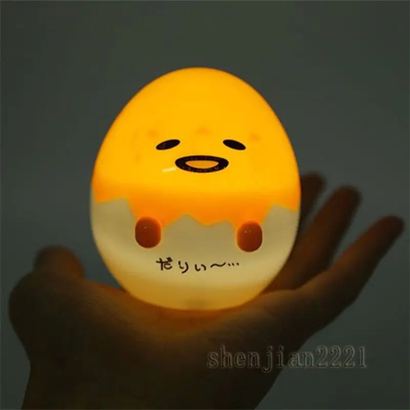 Япония Горячая грустное яйцо Гудетама светильник милый декоративный стол Lam ленивый яичный желток Gudetama сна СВЕТОДИОДНЫЙ детская игрушка