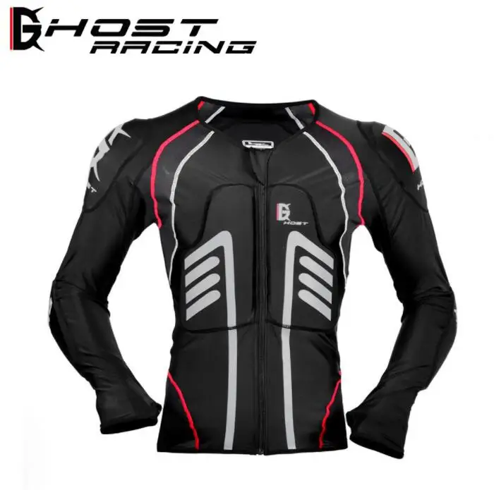 

GHOST RACING Motorcycle Jacket Protective Gear Summer Motocross Protection Jacket Moto Racing Body Armor Men Moto Armor Black