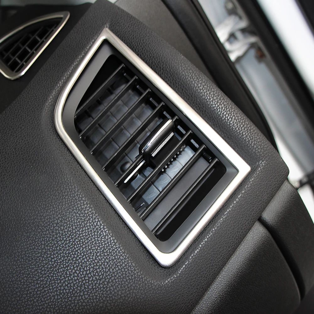 

Car styling for Mitsubishi ASX 2011-2015 4 pcs / set decorative air outlet air conditioning cover stainless steel frame car acce
