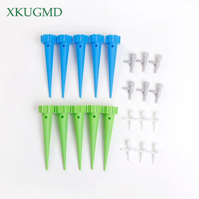 5Pcs Plant Self Watering Spikes Adjustable Stakes System Vacation Plant Waterer Self Automatic Watering Spikes Irrigation System 5Pcs Plant Self Watering Spikes Adjustable Stakes System Vacation Plant Waterer Self Automatic Watering Spikes Irrigation System