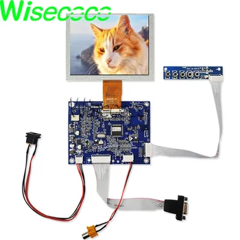 ZJ050NA-08C LCD Screen 5 inch 640x480 display panel with VGA AV LCD Control Board KYV-N2 V6 vga av tft lcd board support ej080na 05a with touch panel