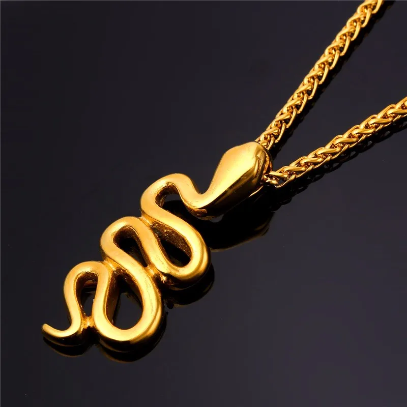 "SnakeyCol" - Stainless steel snake collar 8