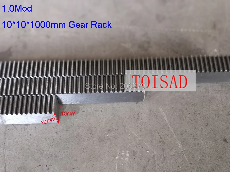 1 шт. 1 м 1,0 мод 12*12*1000 мм механизм пресс-формы стойка прецизионная стойка ЧПУ(прямые зубы) зубчатая рейка