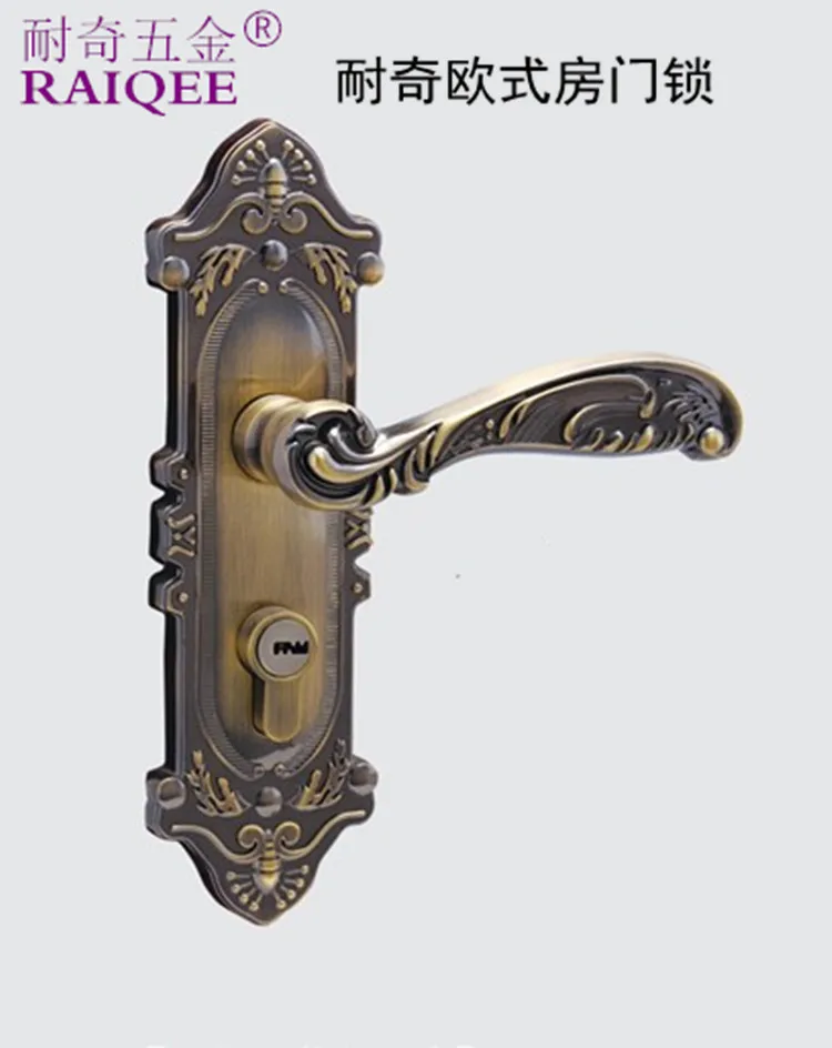 Factory outlets] odd-resistant locks Handle mortise lock interior room door room lock key European-section copper conductors and