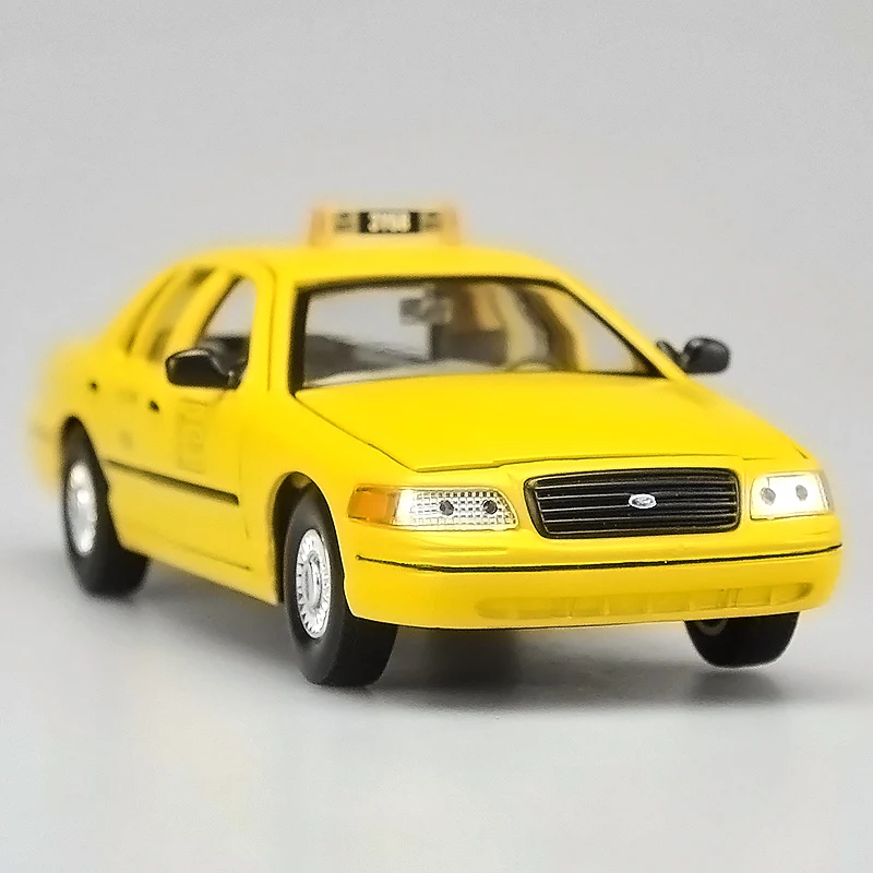 Высокая имитация суперкар, 1:24 Масштаб сплава 1999 Ford Crown Victoria такси, коллекция металлические модельные игрушки