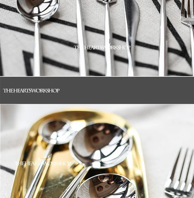 Зеркальные серебряные столовые приборы из нержавеющей стали вилка Ножи Ложки, столовая посуда набор портативный набор столовой посуды для кухни яркий серебристый цвет, набор столовых приборов