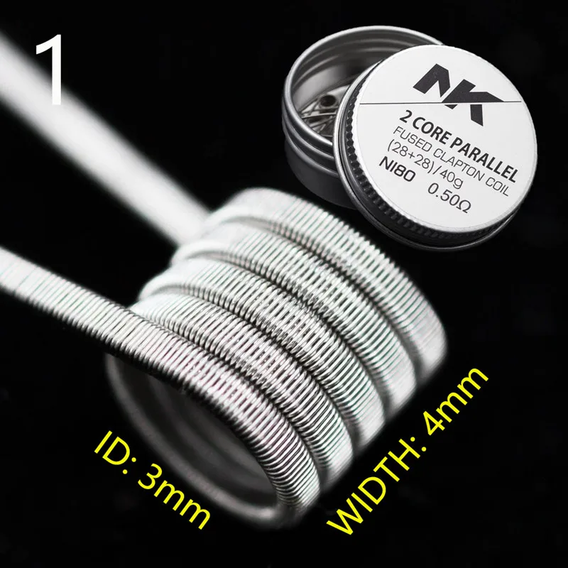 Катушка NK N90 fused clapton Ni90 предварительно изготовленный высокочистый производитель