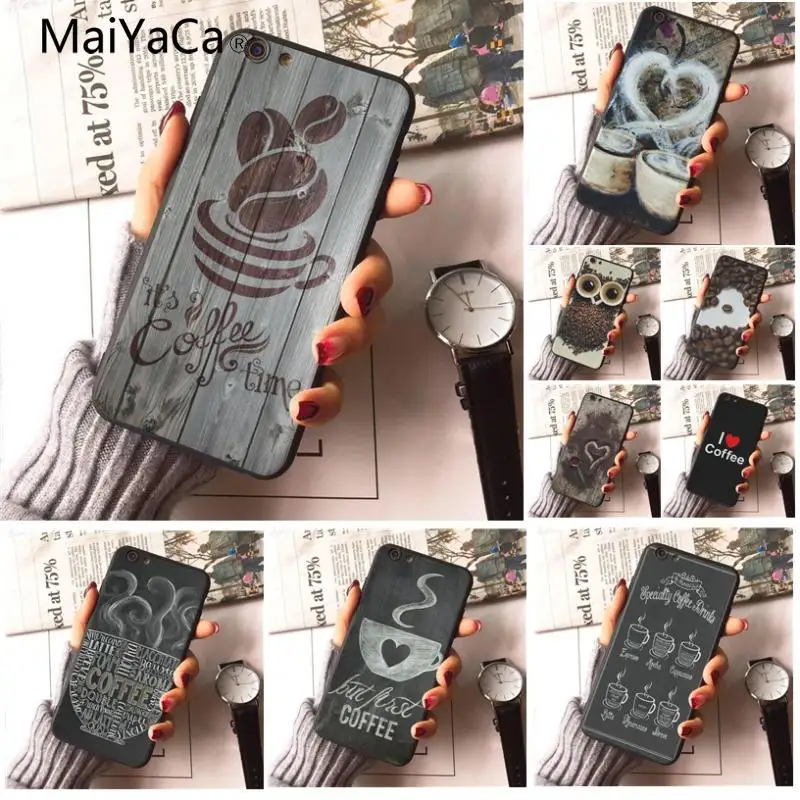 Кофе любовь с сердцем я люблю кофе уникальный новейший чехол для телефона iphone X 8