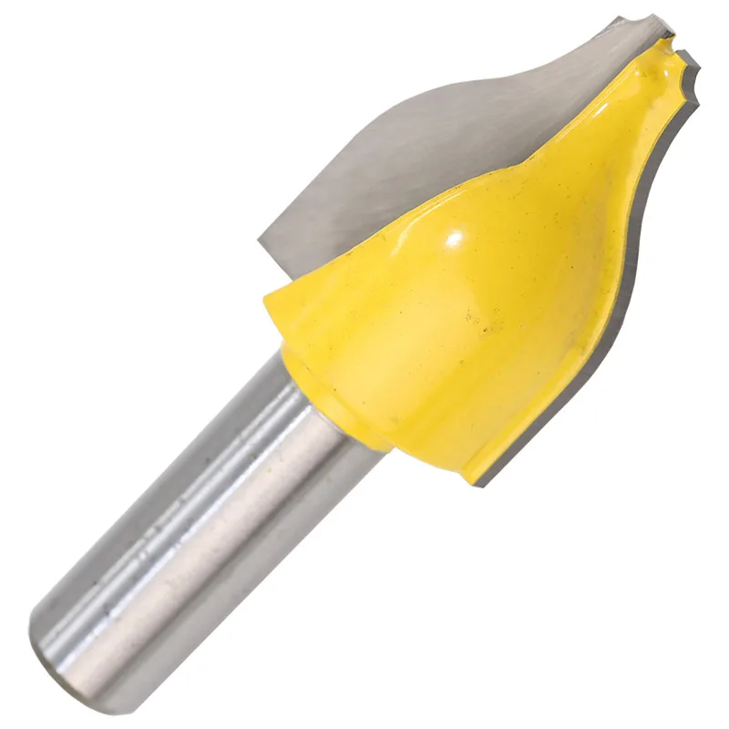 

TOP 1/2 Handle Woodworking Cutter Angled Vertical Door Panel Wood Milling Cutter Woodworking Carving Knife
