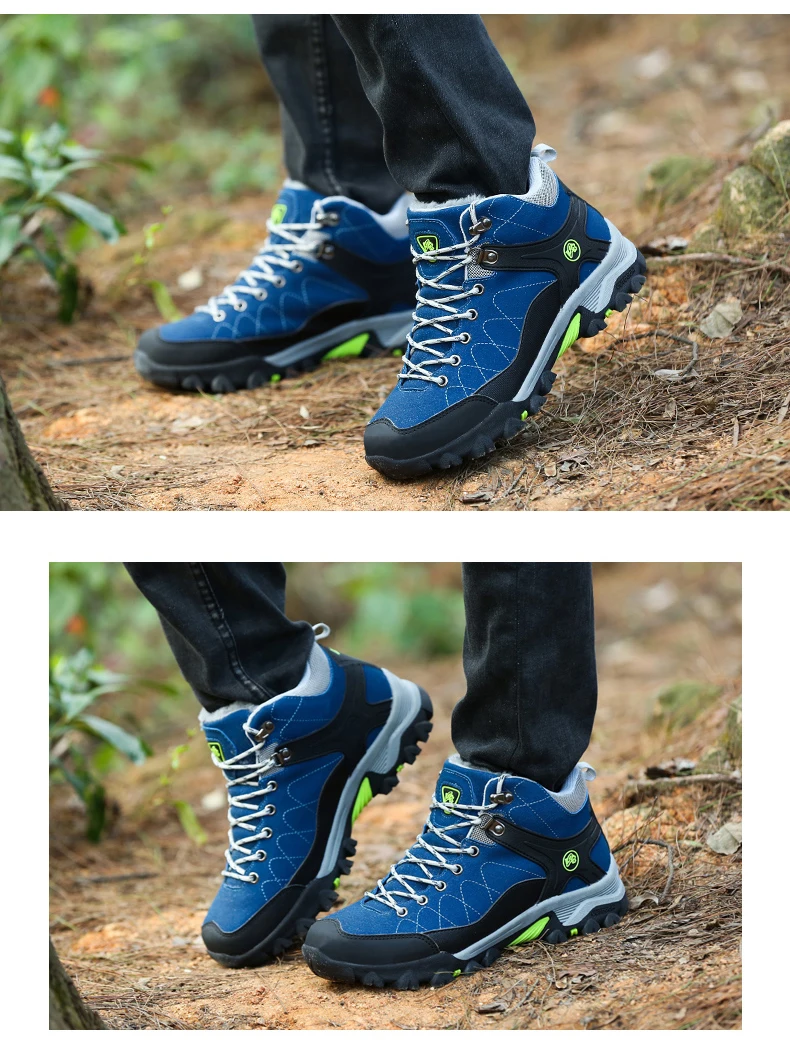 Модная брендовая мужская походная обувь спортивная обувь мужские уличные треккинговые кроссовки Нескользящая мужская одежда-устойчивая обувь для путешествий осень-зима