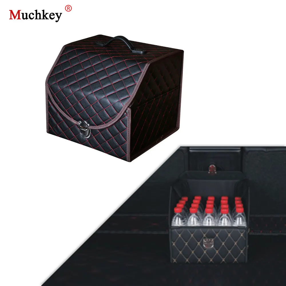 

Car Trunk Organizer Stowing Tidying Auto Storage Box Car Trunk Bag Interior Accessories For Peugeot 3008 2008 Volvo S60