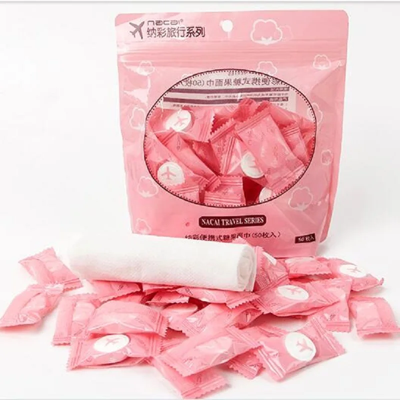 

High Quality 50pcs/lot Disposable Outdoor Trip Towel hotel/beach/sports Hand Towel Magic Pill Travel Pill Cotton Towel