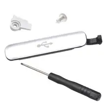 Сменный USB Зарядное устройство Порты и разъёмы откидной крышкой Водонепроницаемый+ Пластик держатель+ винт+ отвертка для samsung S5 G900F