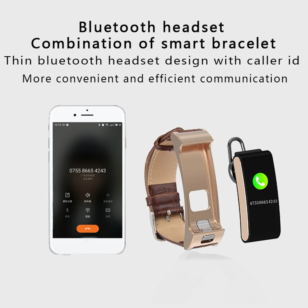 

New Smart Bracelet Heart Rate Blood Pressure Monitor Fitness Smart Watch with Color Screen