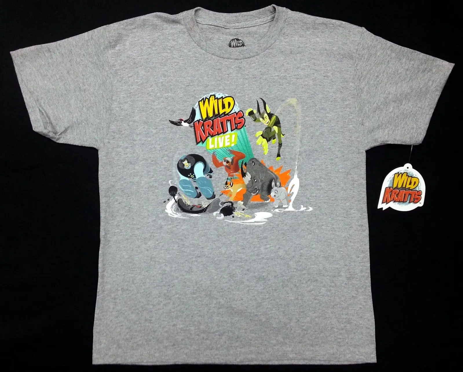 PBS Wild Kratts KRATT BROTHERS LIVE Boys Youth T Shirt NWT Licensed