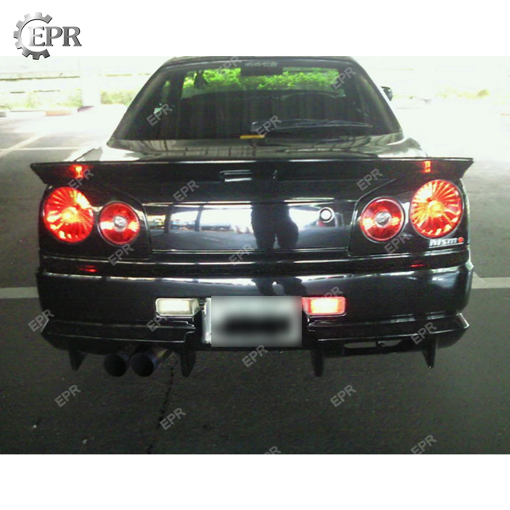 Для Nissan Skyline R34 GTT ERP из стекловолокна Bomex задний спойлер комплект тюнинг часть для R34 GTT стекловолокно БОМЕКС спойлер