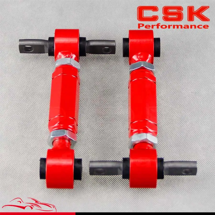 Задний ADJ. C/ARM для HONDA CIVIC 92-00 INTEGRA EG задний Регулируемый CAMBER ARMS KIT Красный