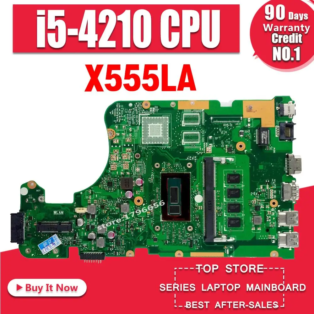 X555LA Motherboard I5 4210U 4GB RAM RAm For ASUS W519L F555L K555L