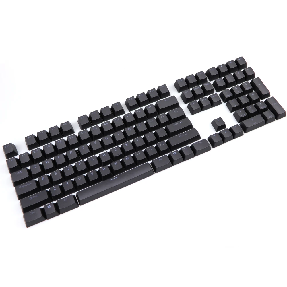 Razer Blackwidow Ultimate Blackwidow Xメカニカルキーボード用の108キーpbtダブルショットバックライト付き キーキャップ 白黒 Keyboards Aliexpress