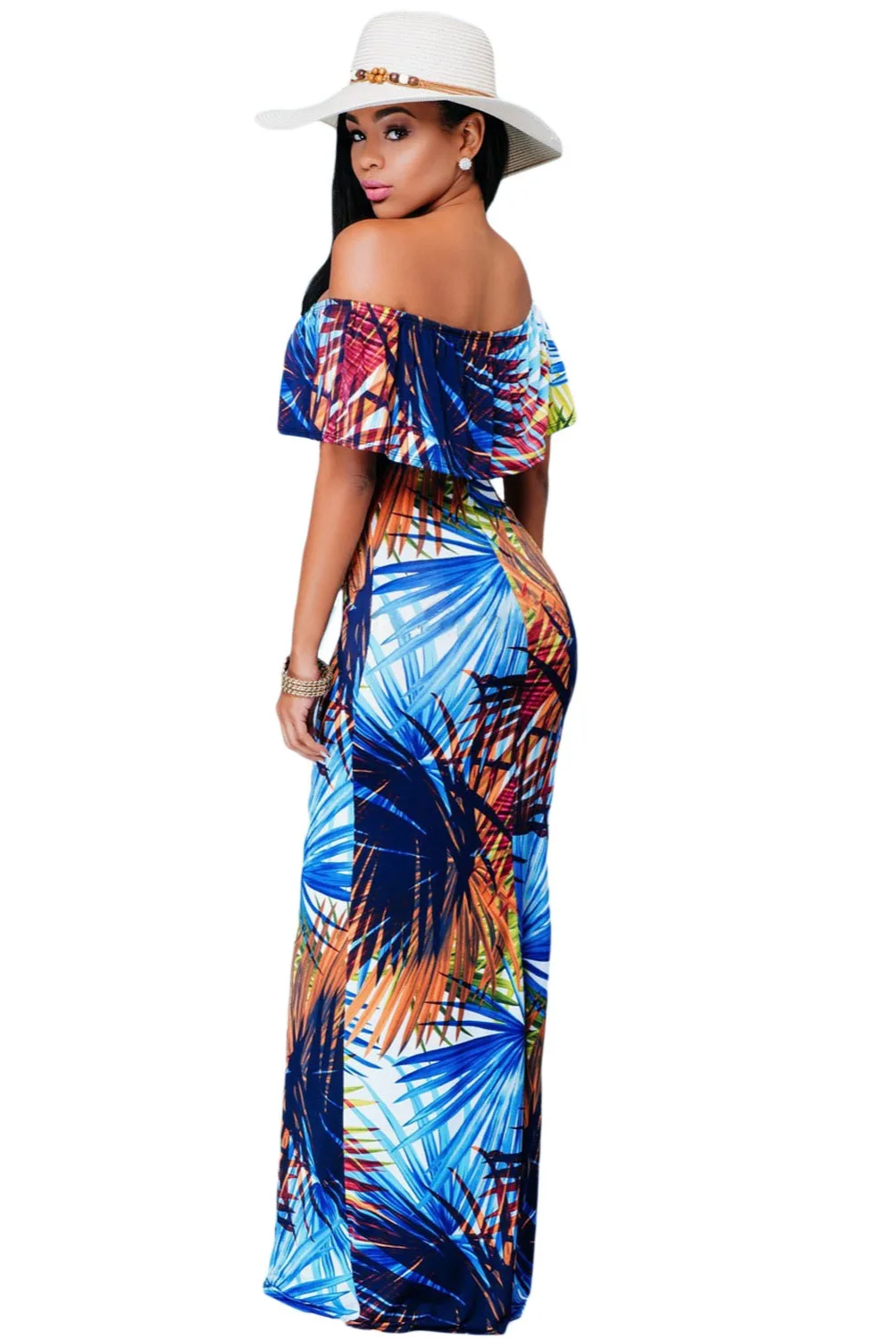 Tropical-Print-Off-the-shoulder-Maxi-Dress-LC61189-1-2