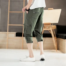 Лидер продаж, летние шорты мужские модные с боковыми карманами мужские шорты Карго хлопок воздухопроницаемые пляжные шорты мужские крутые шорты Homme 5XL-M