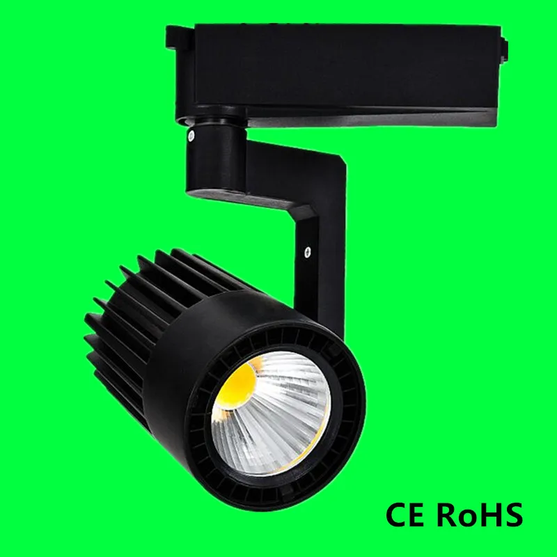 

15W COB LED Track Light Bulb Taiwan Epistar chip spot light AC85-265V LED Wall Track Lighting 30W 5Years Warranty 8pcs/lot