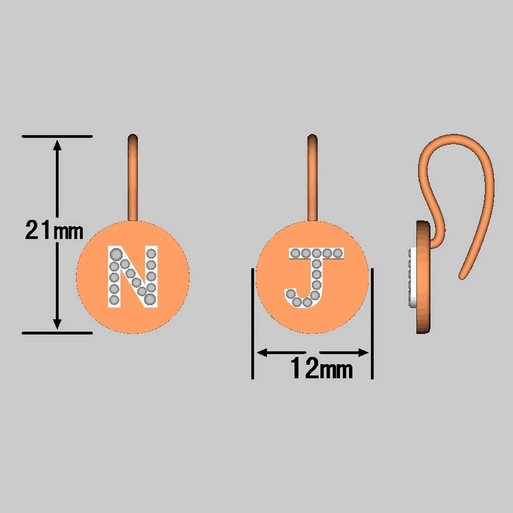 9K Two Tone Gold Drop Earrings For Women Simulated Diamond Fine Jewelry Wedding Engagement Earring 9K Rose White Gold