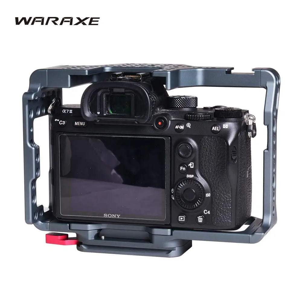 Jaula Para Cámara Pro Funda Protectora De Video De Agarre Para SONY 7 RIII//A7M3//A7III Serie A