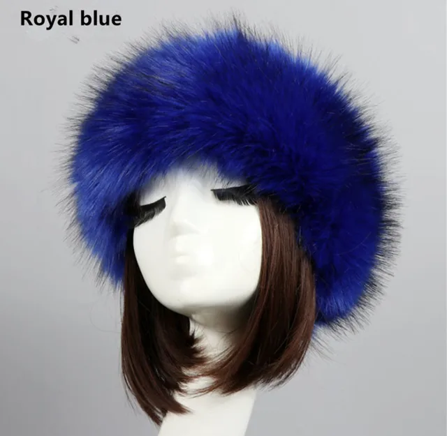 fur headband hat