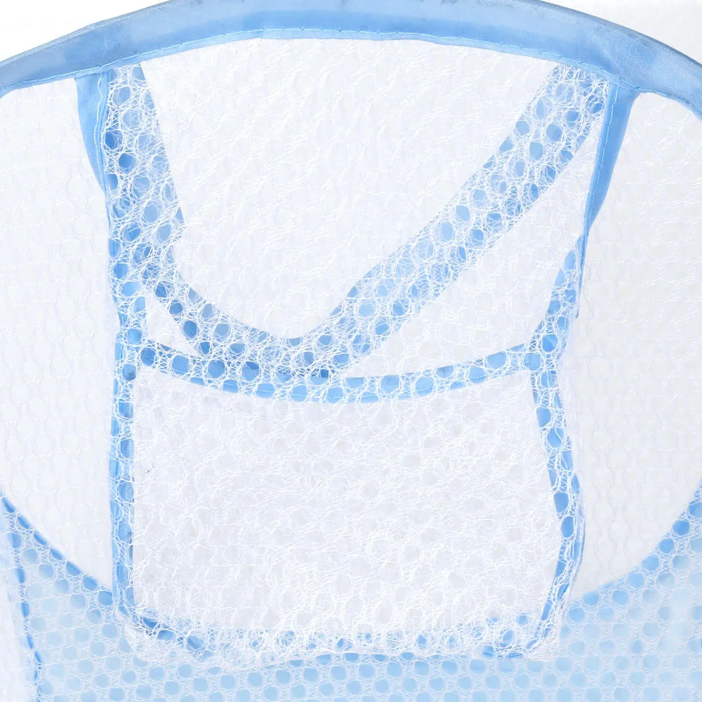 Новая Складная всплывающая стиральная одежда корзина для белья сумка корзина для хранения сетки для дома-дружественная Прачечная d2