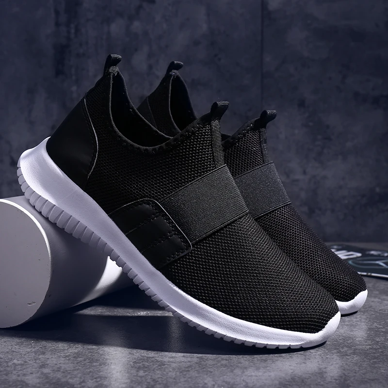 

LSYSAG Running Shoes for Men Sneakers Big Size 46 Slip On Shoes Lightweight Mesh Breathable Footwear Outdoor Sport Basket