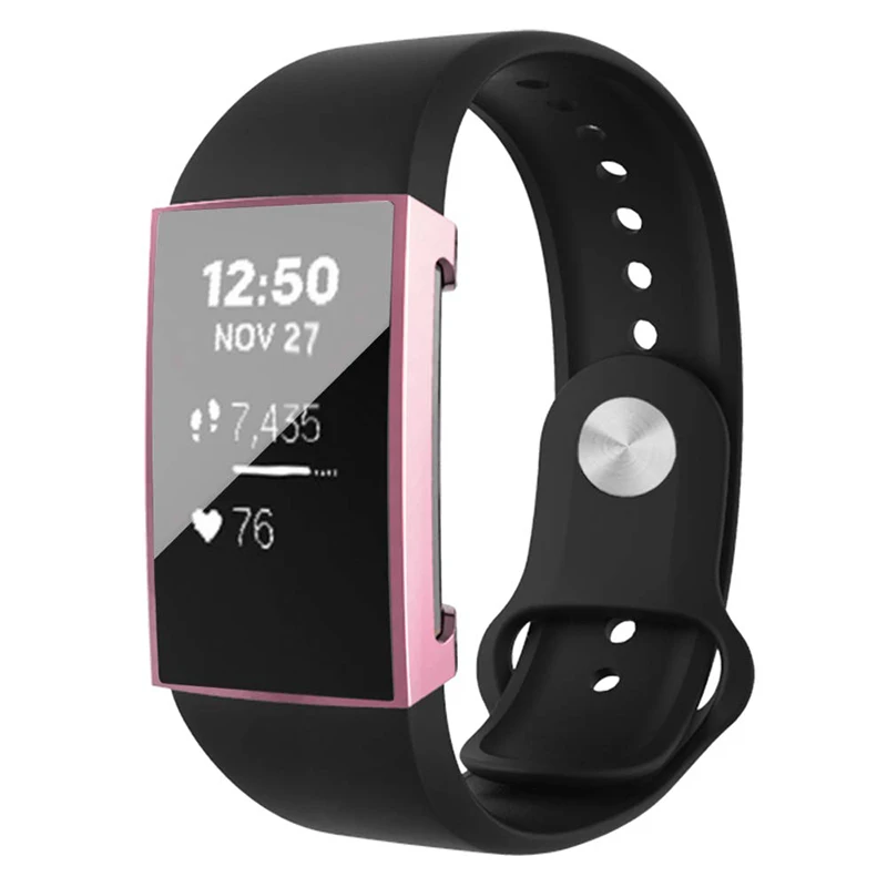 360 полный защитный чехол для Fitbit Charge 2 аксессуары Fit Bit Charge2 сменный браслет на