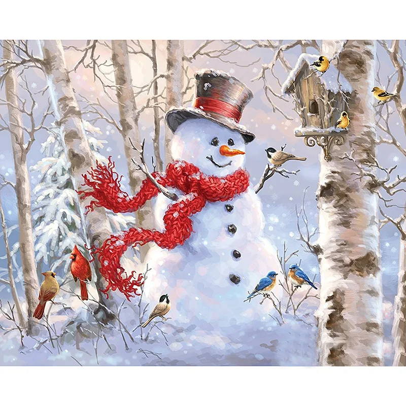 HOMFUN-Full-Square-Round-Drill-5D-DIY-Diamond-Painting-Christmas-Snowman-3D-Embroidery-Cross-Stitch-Mosaic