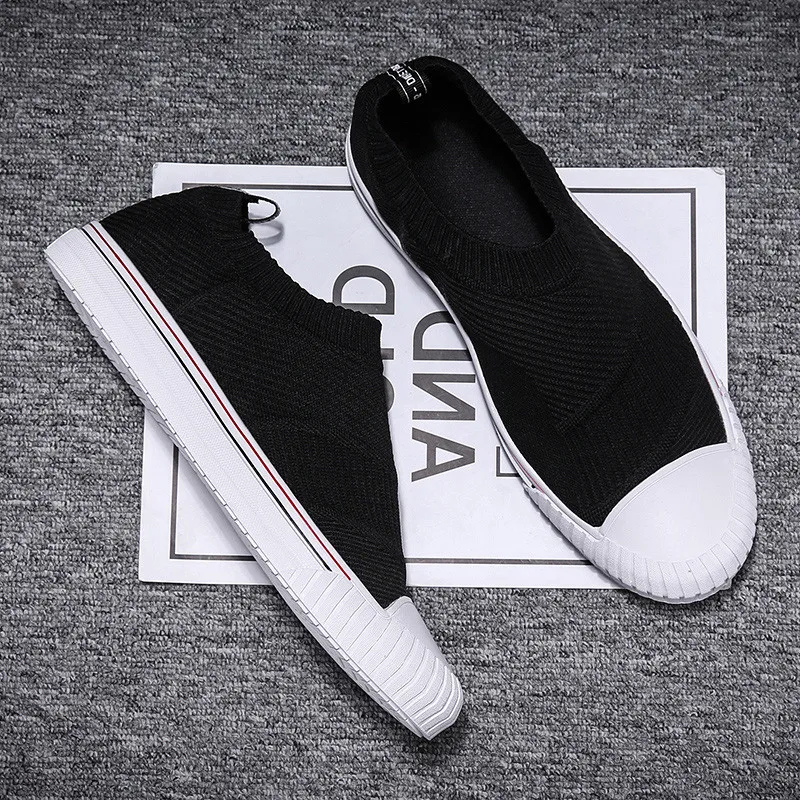 

2019 new summer Korean version of the trend of casual canvas men's shoes a pedal lazy cloth shoes deodorant tide shoes
