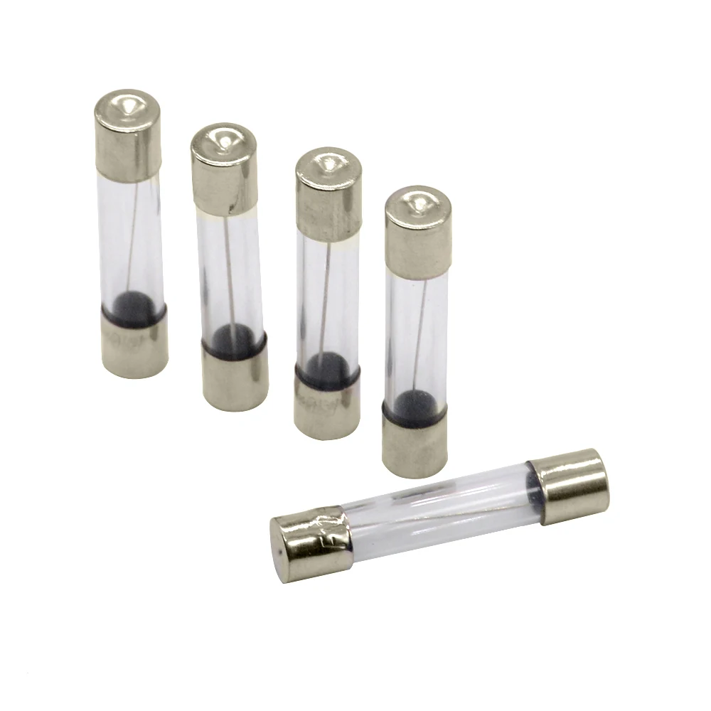Car Fuses Kit 10pcs/lot One Sell 6*30mm Fast Blow Glass Tube Fuses 6x30 mm 250V 0.5 1 2 3 4 5 6 8 10 15 20 25 30 A AMP Fuse