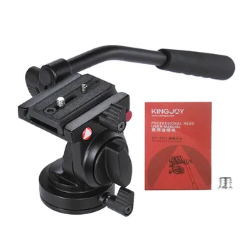 

KH-6750 Aluminum Photography Video Tripod Head Fluid Drag Hydraulic Head With Handgrip For Canon Nikon DSLR Camcorder by DHL
