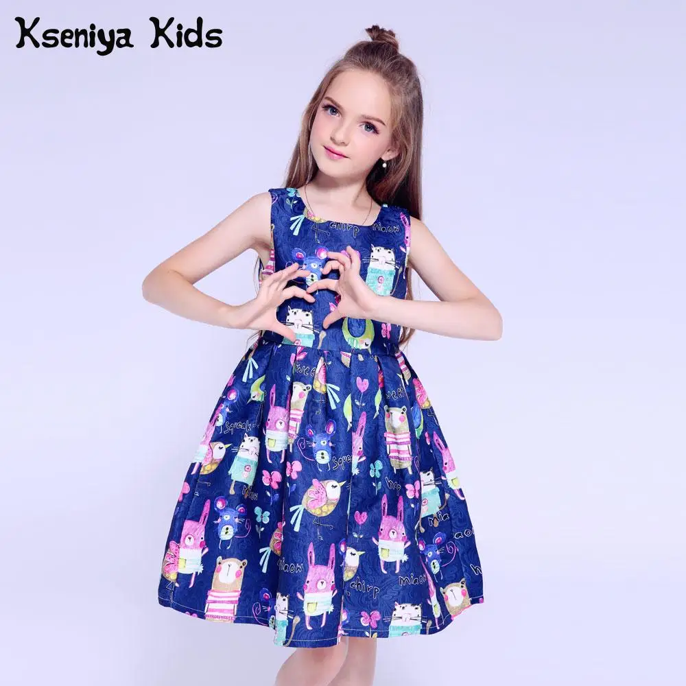 Kseniya/Детские платья для девочек; одежда; летнее зимнее платье принцессы для девочек на день рождения; милые детские вечерние платья; платье для маленьких девочек