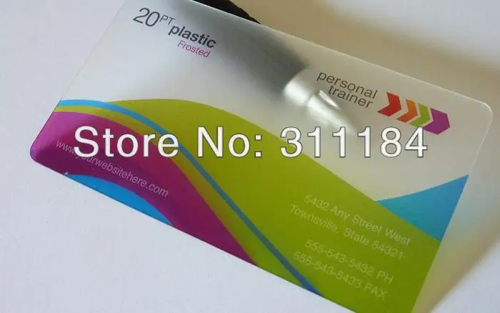 China Manufacturer Clear Frosted Business Cards Transpa Plastic China Manufacturer Clear Frosted Business Cards Transpa Plastic White Ink In From Office School Supplies On