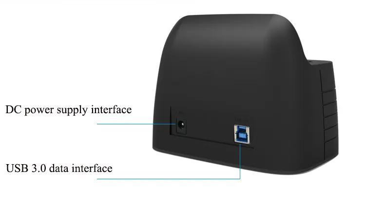 1 Bay 3.5hdd docking station sata usb 3.0 hdd box 3.5 for ssd hdd up to 6TB hdd enclosure 3.0 external docking station plastic (6)