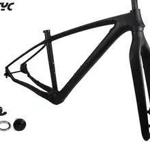 T800 карбоновая MTB рама Carbono Mtb 29er 3 K mtb карбоновая рама+ вилка горный велосипед 29er-17.5дюймов 19 дюймов матовая/глянцевая
