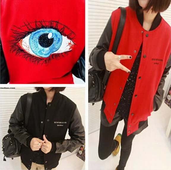 Buy [S914] Women's and Mens jacket Big Eyes Backside