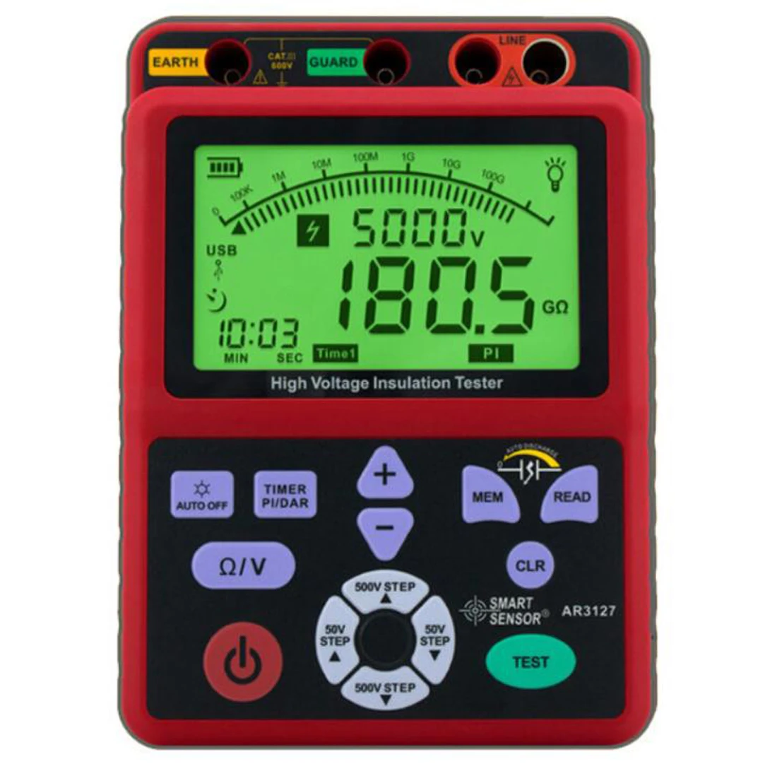 

Digital High Voltage Insulation Tester Insulation Resistance Tester Smart Sensor