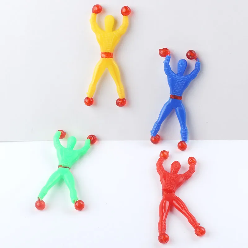 

Wall Climbing spider man creative sticky flip the elf child super favorite little toy Automatic jumping Baby gift random colour