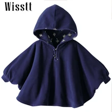 Wisstt 2017 Fashion Combi Baby Coats boys Girl s Smocks Outwear Fleece cloak Jumpers mantle Children